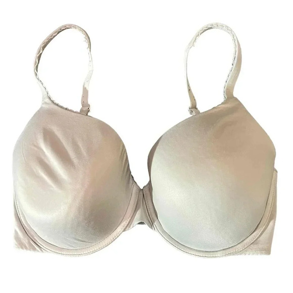 Victoria's Secret White Underwire Padded Adjustable Straps Bra Size 32DDD - Picture 1 of 4